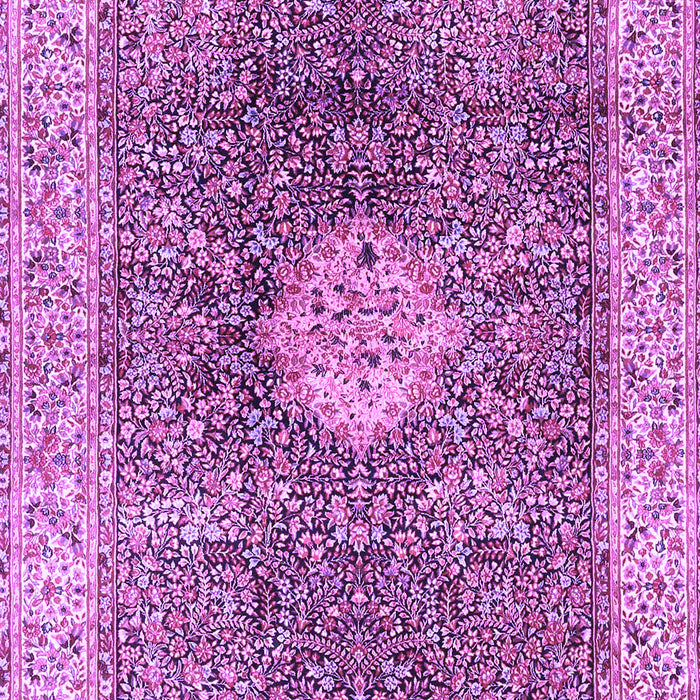 Machine Washable Medallion Purple Traditional Area Rugs, wshtr4625pur