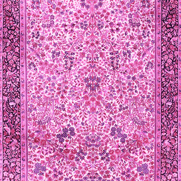 Machine Washable Persian Pink Traditional Rug, wshtr4626pnk