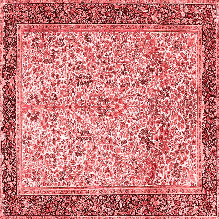 Machine Washable Persian Red Traditional Rug, wshtr4626red