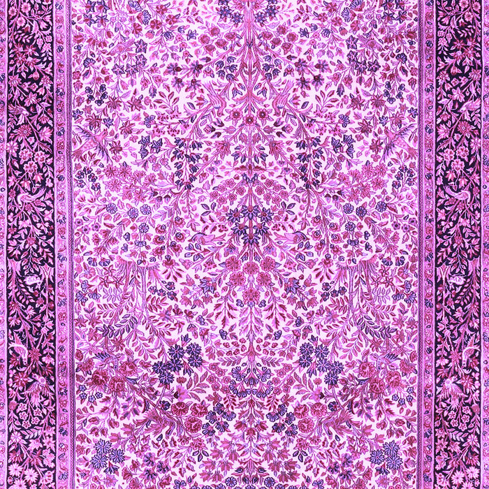 Machine Washable Persian Purple Traditional Area Rugs, wshtr4626pur