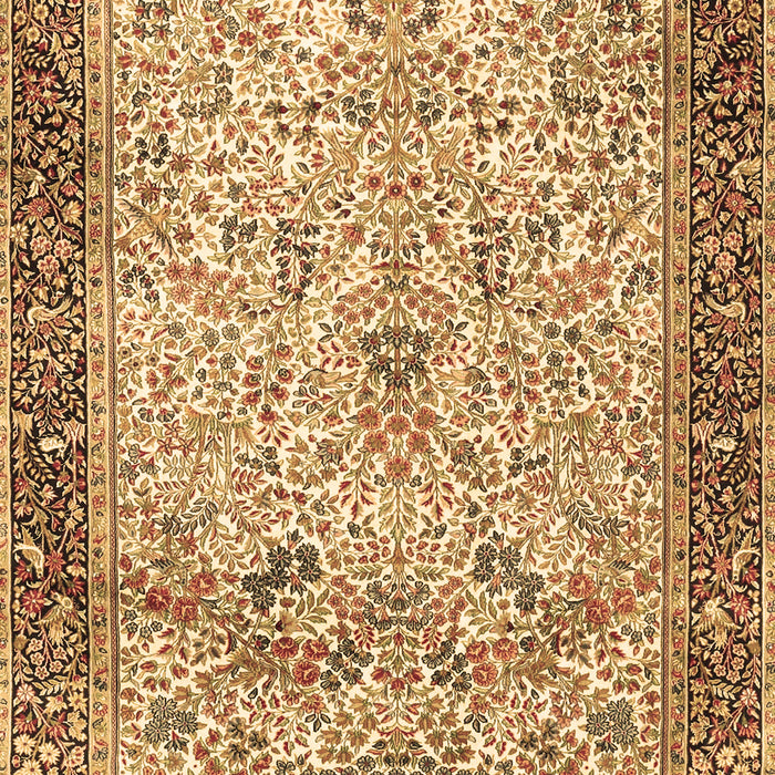Machine Washable Persian Brown Traditional Rug, wshtr4626brn