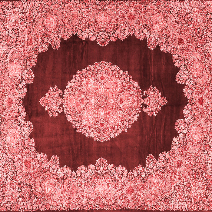 Medallion Red Traditional Rug, tr4627red