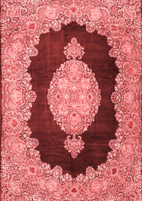 Medallion Red Traditional Rug, tr4627red