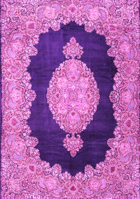 Medallion Pink Traditional Rug, tr4627pnk