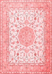 Medallion Red Traditional Rug, tr4628red