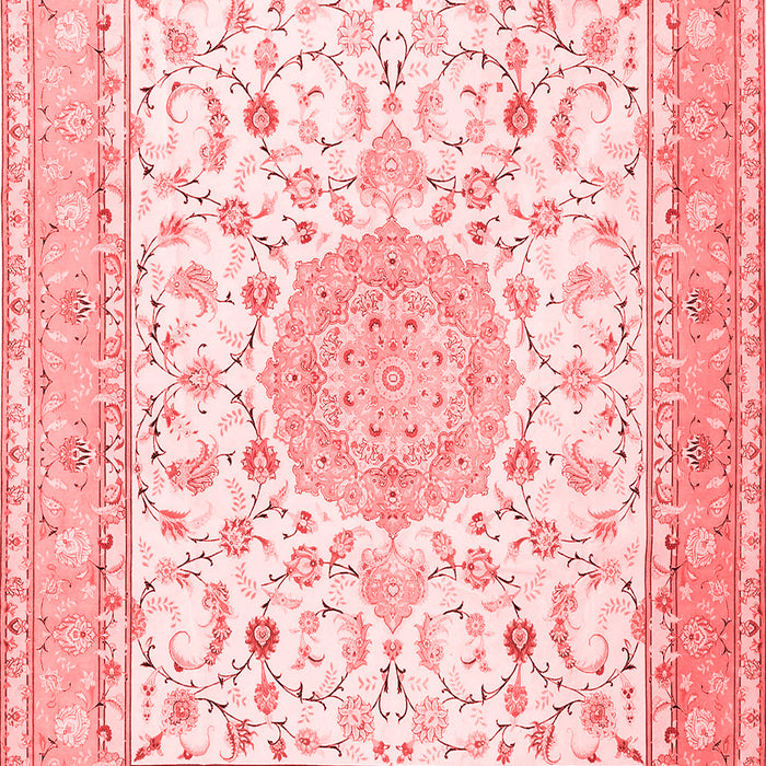 Medallion Red Traditional Area Rugs