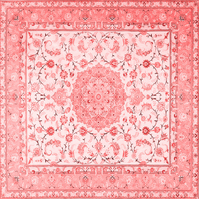 Medallion Red Traditional Rug, tr4628red