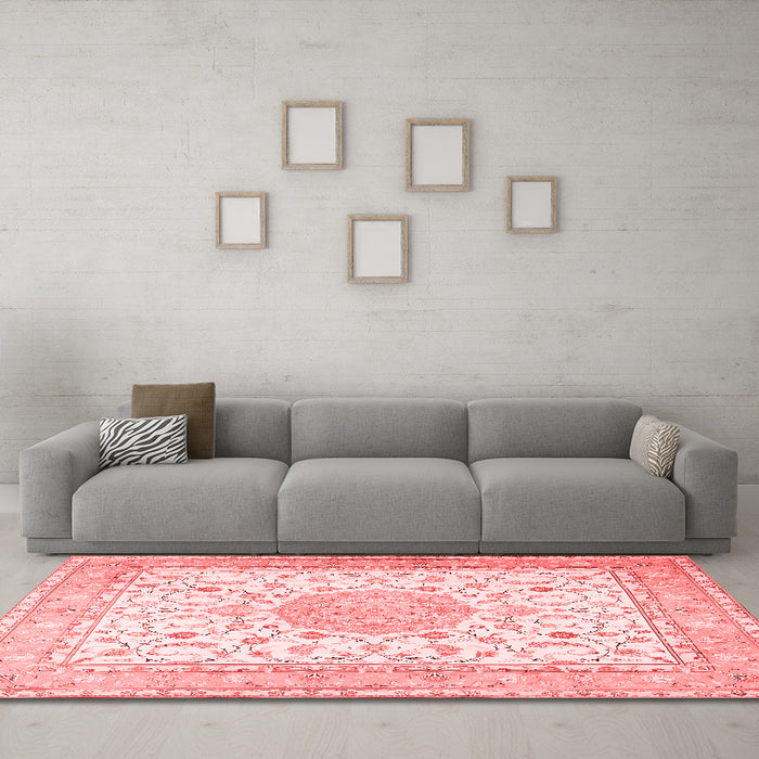 Traditional Red Washable Rugs