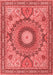 Medallion Red Traditional Area Rugs