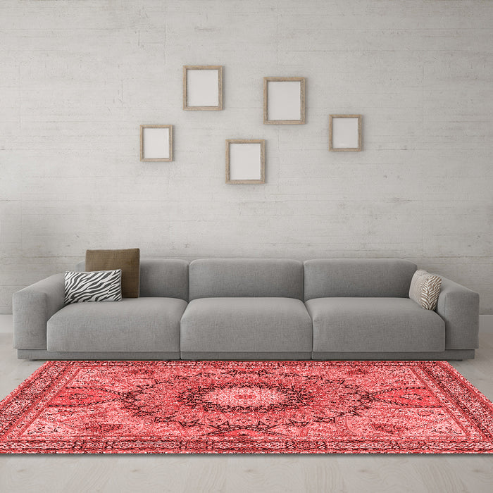 Traditional Red Washable Rugs
