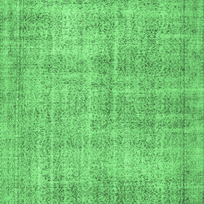 Machine Washable Persian Emerald Green Traditional Area Rugs, wshtr462emgrn