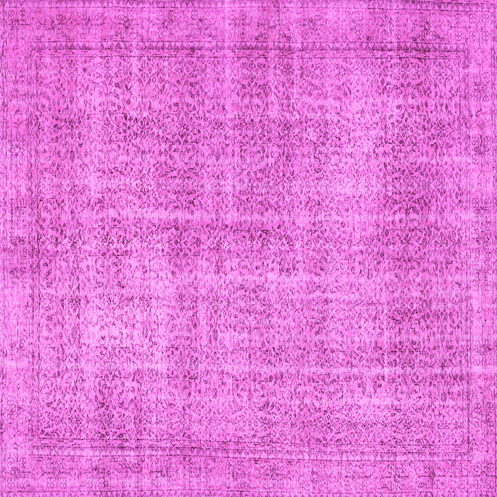 Square Persian Pink Traditional Rug, tr462pnk