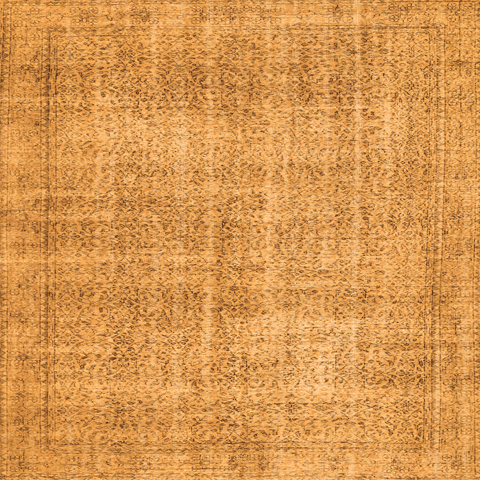 Serging Thickness of Persian Orange Traditional Rug, tr462org