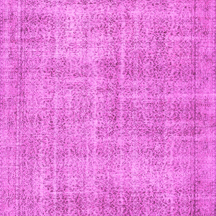 Machine Washable Persian Pink Traditional Rug, wshtr462pnk