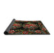 Sideview of Traditional Red Medallion Rug, tr463