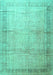 Persian Turquoise Traditional Rug, tr4630turq