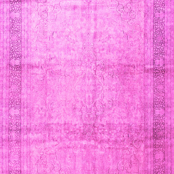 Machine Washable Persian Pink Traditional Rug, wshtr4630pnk