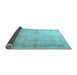 Sideview of Persian Light Blue Traditional Rug, tr4630lblu