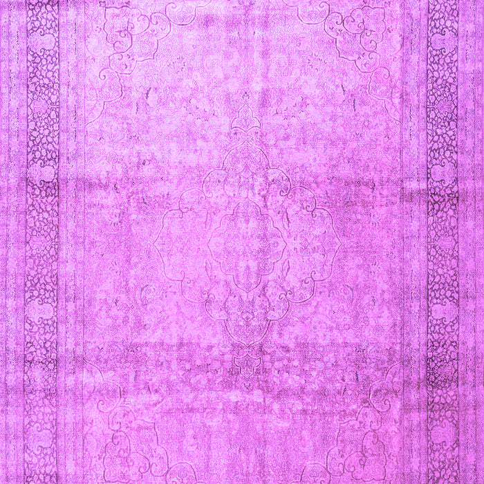 Machine Washable Persian Purple Traditional Area Rugs, wshtr4630pur