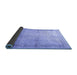 Sideview of Persian Blue Traditional Rug, tr4630blu