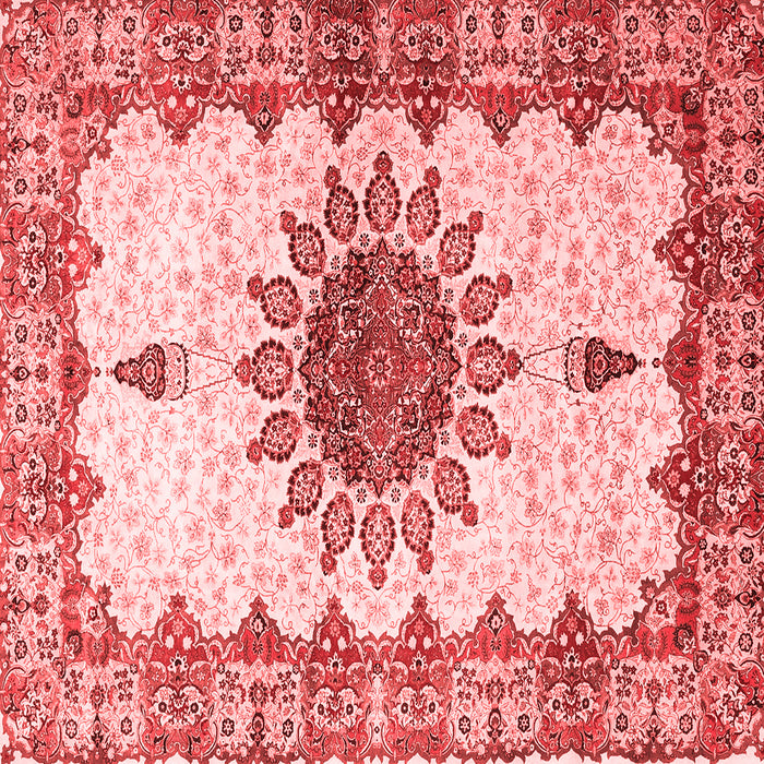 Medallion Red Traditional Rug, tr4631red