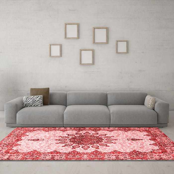 Traditional Red Washable Rugs