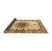 Sideview of Medallion Brown Traditional Rug, tr4631brn