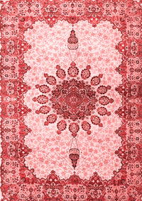 Medallion Red Traditional Rug, tr4631red