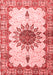 Medallion Red Traditional Area Rugs