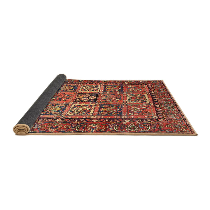 Sideview of Traditional Red Animal Rug, tr4632