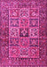 Animal Pink Traditional Rug, tr4632pnk