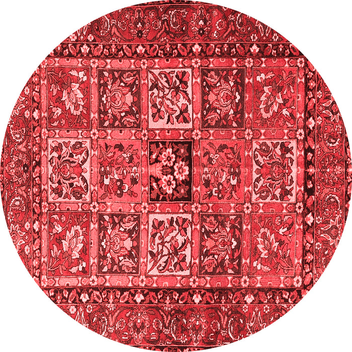 Animal Red Traditional Rug, tr4632red