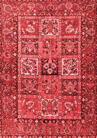 Animal Red Traditional Rug, tr4632red