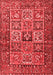 Animal Red Traditional Area Rugs