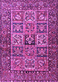 Animal Purple Traditional Rug, tr4632pur