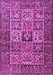 Animal Purple Traditional Rug, tr4632pur