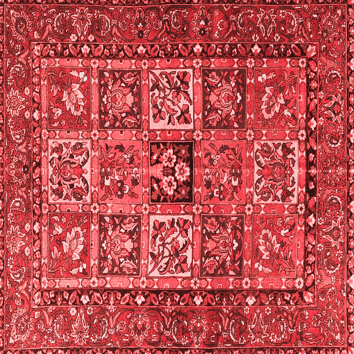 Machine Washable Animal Red Traditional Rug, wshtr4632red