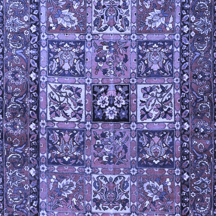 Machine Washable Animal Blue Traditional Rug, wshtr4632blu