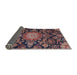 Sideview of Traditional Purple Lily Purple Medallion Rug, tr4633