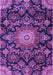 Machine Washable Medallion Purple Traditional Area Rugs, wshtr4633pur