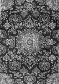 Medallion Gray Traditional Rug, tr4633gry