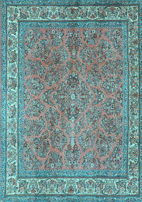 Persian Light Blue Traditional Rug, tr4634lblu