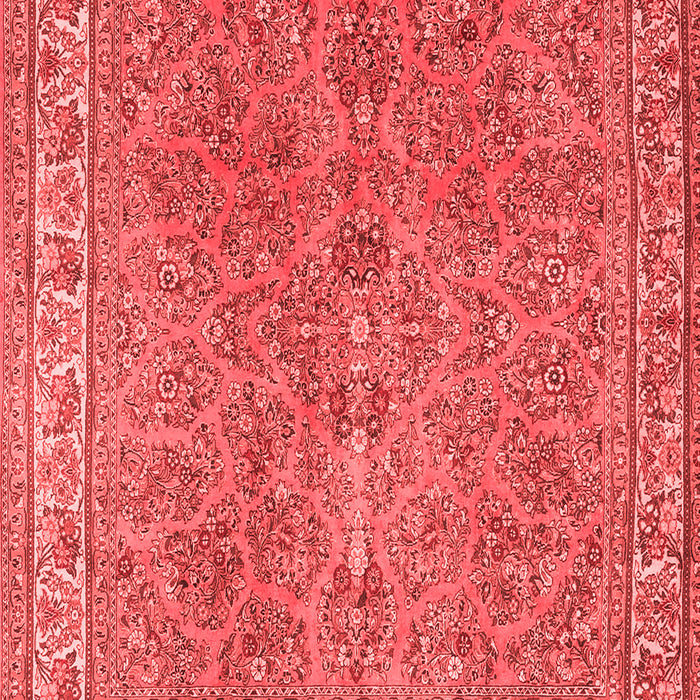 Machine Washable Persian Red Traditional Rug, wshtr4634red