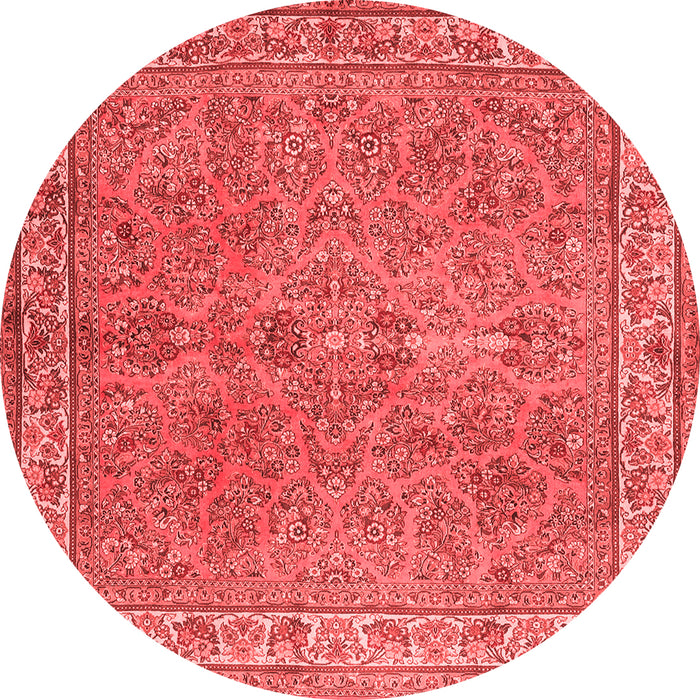 Machine Washable Persian Red Traditional Rug, wshtr4634red