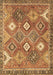 Machine Washable Persian Brown Traditional Rug, wshtr4635brn