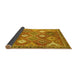 Sideview of Persian Yellow Traditional Rug, tr4635yw