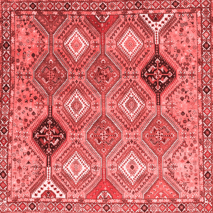 Machine Washable Persian Red Traditional Rug, wshtr4636red