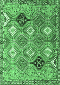 Persian Emerald Green Traditional Rug, tr4636emgrn