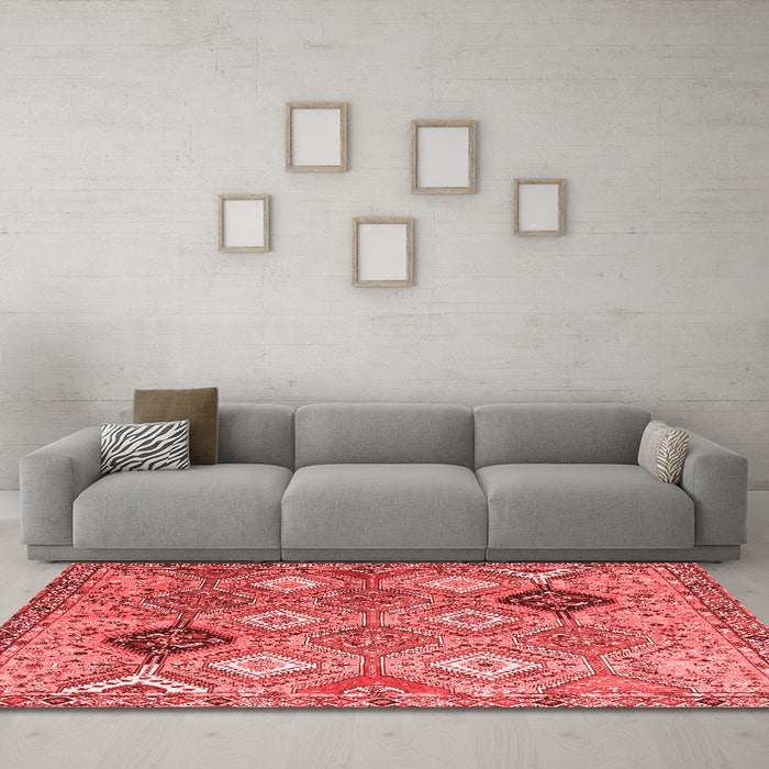 Traditional Red Washable Rugs