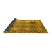 Sideview of Persian Yellow Traditional Rug, tr4636yw